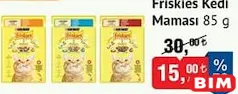 FRİSKİES YAŞ KEDİ MAMASI 85 G